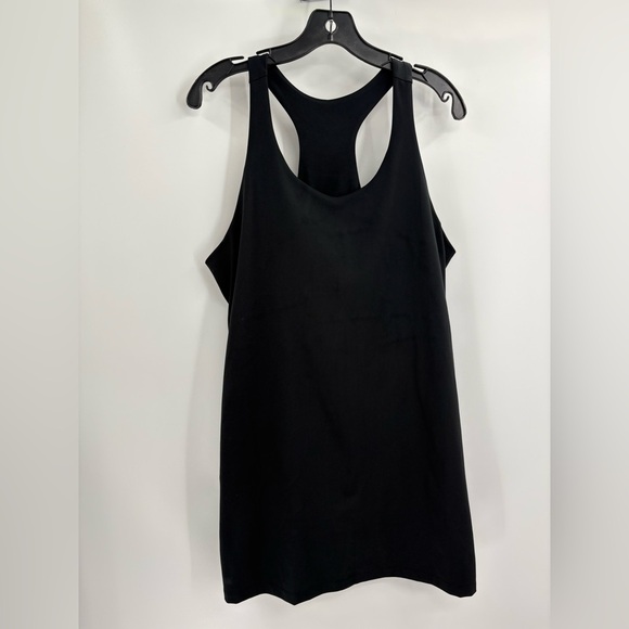 J.Crew factory Black Racerback workout fitness stretchy Active Dress size large - Picture 3 of 16
